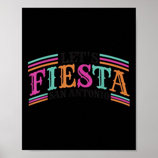 Fiesta Squad San Antonio Texas Cinco De Mayo Lasse Poster (Vorne)