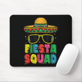 Fiesta Squad Sombrero Cinco De Mayo Mexican Fiesta Mousepad (Mit Mouse)