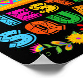 Fiesta Squad Tacos Mexican Party Fiesta Squad Cinc Poster (Ecke)