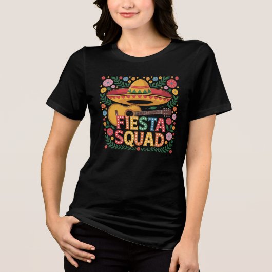 Fiesta Squad Tri-Blend Shirt (Vorderseite)