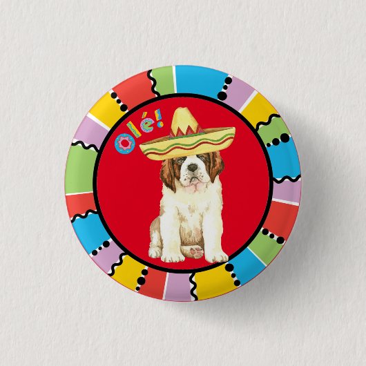 Fiesta St Bernard Button (Vorderseite)