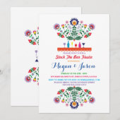 Fiesta Stock die Einladung zur Verlobung Bar Mexic (Vorne/Hinten)