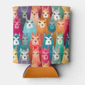 Fiesta Stubby Holder, Regenbogen Llama Dosenkühler (Vorderseite)