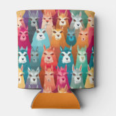 Fiesta Stubby Holder, Regenbogen Llama Dosenkühler (Rückseite)