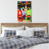 FIESTA-STUHLE 16x24 Leinwanddruck (Insitu (Schlafzimmer))