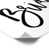 Fiesta Sukkuläres Brautparty Begrüßungszeichen Poster (Ecke)