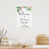 Fiesta Sukkuläres Brautparty Begrüßungszeichen Poster (Küche)