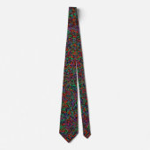 Fiesta Swirl Fraktal Krawatte (Vorderseite)
