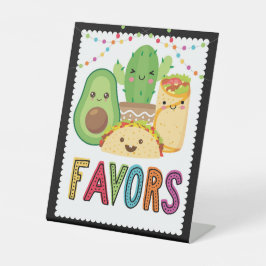 Fiesta Taco Baby Dusche Gefallen Zeichen Sockelschild