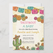 Fiesta Taco Bout a Baby Shower Einladung (Vorderseite)