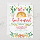 Fiesta Taco Bout A Grad Party Einladung (Vorderseite)