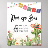 Fiesta Taco 'Bout Baby Dusche Mama Osa Bar Poster (Vorne)