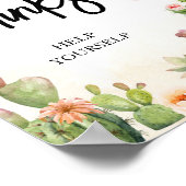 Fiesta Taco 'Bout Baby Shower Drinks Poster (Ecke)