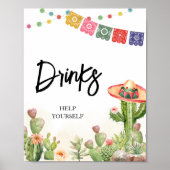 Fiesta Taco 'Bout Baby Shower Drinks Poster (Vorne)