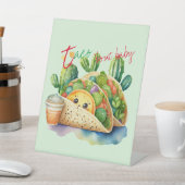 Fiesta Taco 'bout Baby Shower Niedlich Fun Modern Sockelschild (In SItu)