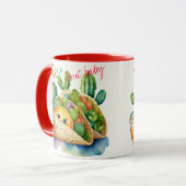 Fiesta Taco 'bout Baby Shower Niedlich Fun Modern Tasse (Vorderseite Links)