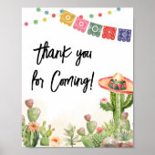Fiesta Taco 'Bout Baby Shower Vielen Dank für Ihr Poster (Vorne)