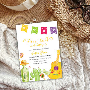 Fiesta Taco 'Bout Cactus Limon Baby Shower Einladung