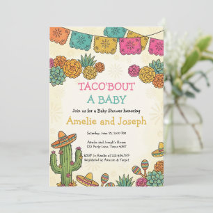 Fiesta Taco Bout ein Baby Shower Einladung