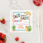 Fiesta Taco Bout Ein Babyduschpapier Napkin Serviette (Beispiel)