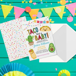 Fiesta Taco Bout Eine Kinderdusche Einladung