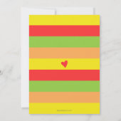 Fiesta Taco Bout eine Kinderdusche Einladung (Rückseite)