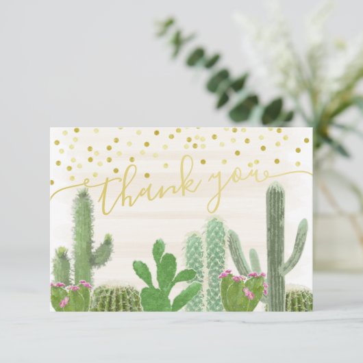 Fiesta Taco Bout Liebe Brautparty Vielen Dank Dankeskarte (Stehend Vorderseite)