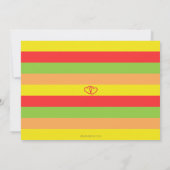 Fiesta Taco Bout Liebe Bridal Dusche Einladung (Rückseite)