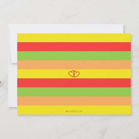 Fiesta Taco Bout Liebe Bridal Dusche Einladung (Rückseite)