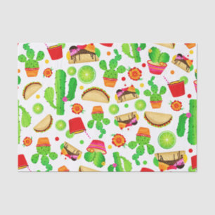 Fiesta-Tacos Taco-Dienstag Buntes Cinco de Mayo Seidenpapier