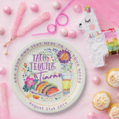 FIESTA Tacos Tequila und Tiaras Pappteller (Party)