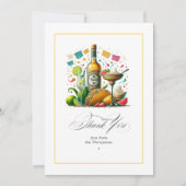 Fiesta Tacos und Tequila Dankeskarte (Vorderseite)