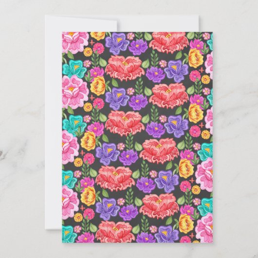 Fiesta-Taufe-Party Einladung (Rückseite)