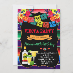Fiesta tequila Einladung