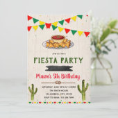 Fiesta Thema Einladung zum Geburtstag (Stehend Vorderseite)