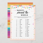 Fiesta Theme Baby Dusche Spiel Programm (Vorne/Hinten)