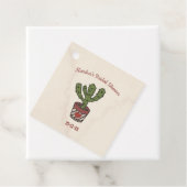 Fiesta Theme Brautparty Personalisiert Cactus Geschenkanhänger (Beispiel)