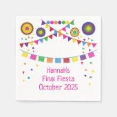Fiesta Theme Cocktail Napkin Serviette (Vorderseite)