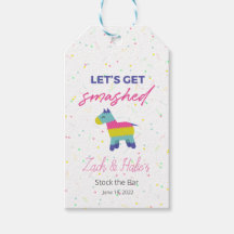 Fiesta Themed Drink Tags