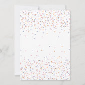 Fiesta Three-Esta Girl Birthday Einladung (Rückseite)