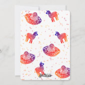 Fiesta Time Cinco De Mayo Einladung (Rückseite)