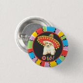 Fiesta Toy Poodle Button (Vorne & Hinten)