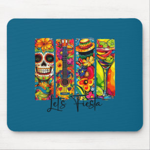 Fiesta-Truppe cinco de mayo lasst uns feiern mexik Mousepad