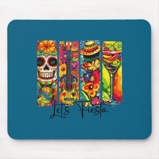 Fiesta-Truppe cinco de mayo lasst uns feiern mexik Mousepad (Vorne)