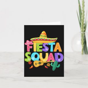 Fiesta-Truppe Cinco de Mayo passende mexikanische  Karte