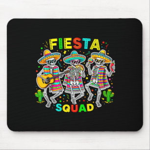 Fiesta-Truppe Cinco de Mayo Taco Musik mexikanisch Mousepad