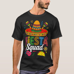 Fiesta-Truppe lustig cinco de mayo lasst uns feier T-Shirt