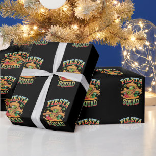 Fiesta-Truppe Lustige Cinco De Mayo Mexikanische P Geschenkpapier