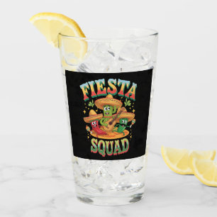 Fiesta-Truppe Lustige Cinco De Mayo Mexikanische P Glas