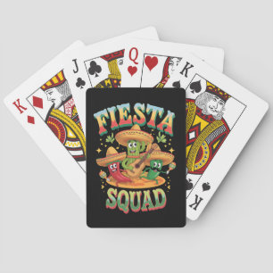 Fiesta-Truppe Lustige Cinco De Mayo Mexikanische P Spielkarten